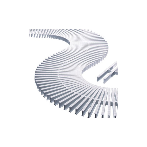 REJILLA TRANSVERSAL CURVA 195x22 11107