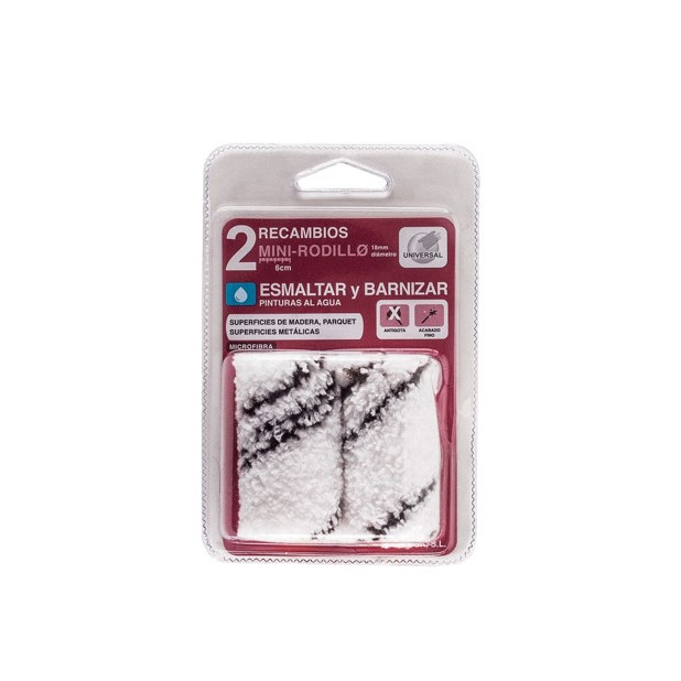 PACK 2 RECAMBIOS ESMALTAR Y BARNI. AL AGUA 6CM