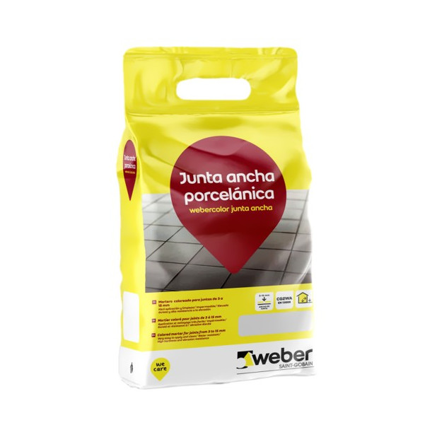 WEBERCOLOR JUNTA ANCHA 5KG. TABACO***descatalogado