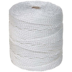 BOBINA CUERDA PES TRENZ 5MM/100MTS BLANCA