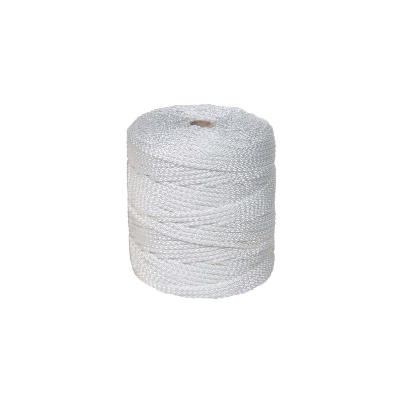BOBINA CUERDA PES TRENZ 5MM/100MTS BLANCA