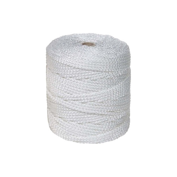 BOBINA CUERDA PES TRENZ 5MM/100MTS BLANCA