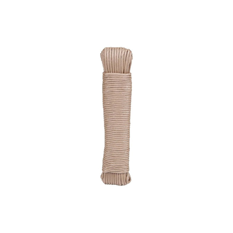 MADEJA CUERDA PP TRENZ C/ALMA 4MM/15MTS CAMEL