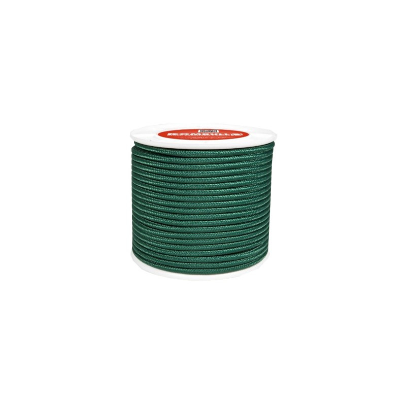 CARRETE CUERDA CTA100 PP 6MM/50MTS VERD OSC