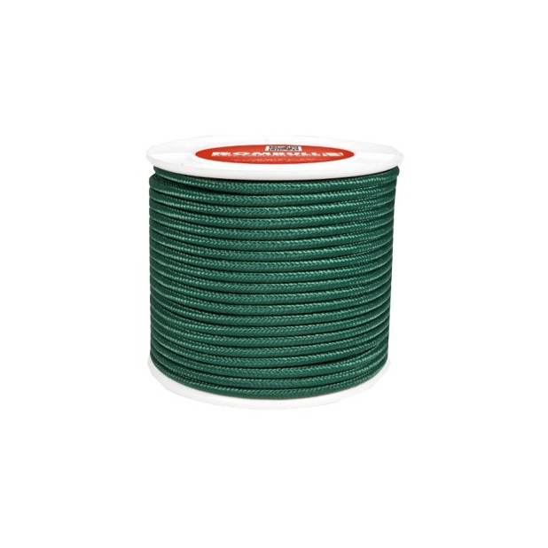 CARRETE CUERDA CTA100 PP 6MM/50MTS VERD OSC