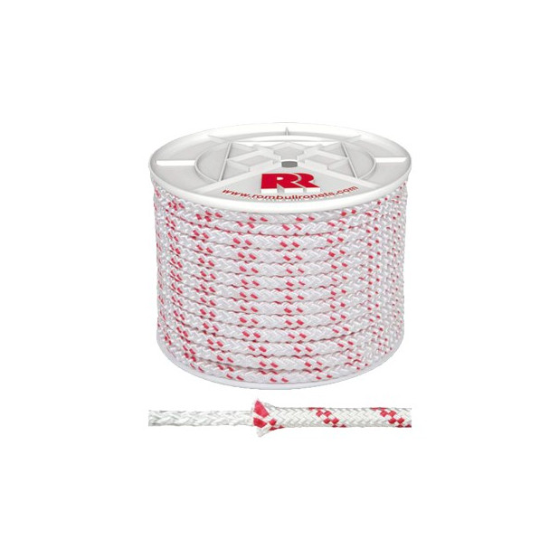 CUERDA PES TRENZ 12MM/100MTS BLAN (POR MTS)