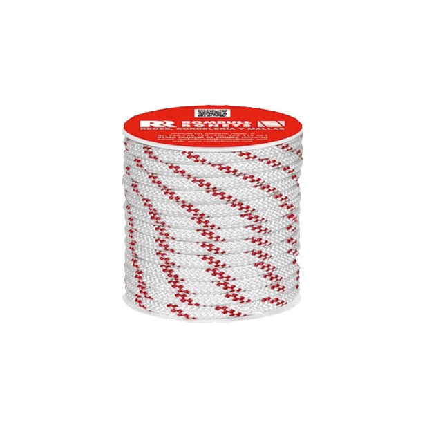 CARRETE CUERDA CTA100 PES 10MM/15MTS BLANCA