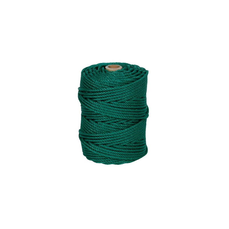 CUERDA CABLEADA PE 4C 4MM/100MTS VERDE