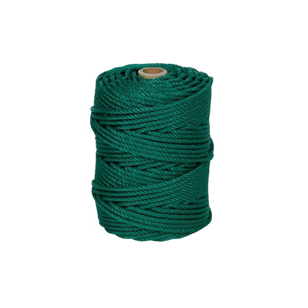CUERDA CABLEADA PE 4C 4MM/100MTS VERDE