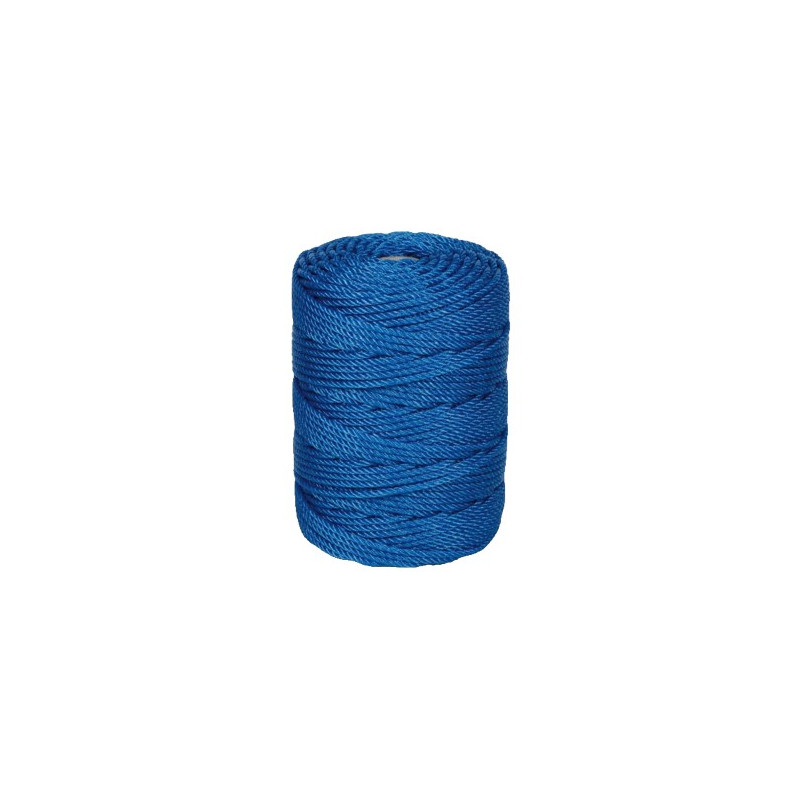 CUERDA CABLEADA PE 4C 4MM/100MTS AZUL