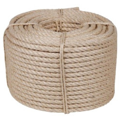 CUERDA CABLEADA SISAL 4C 12MM/100MTS (POR MTS)