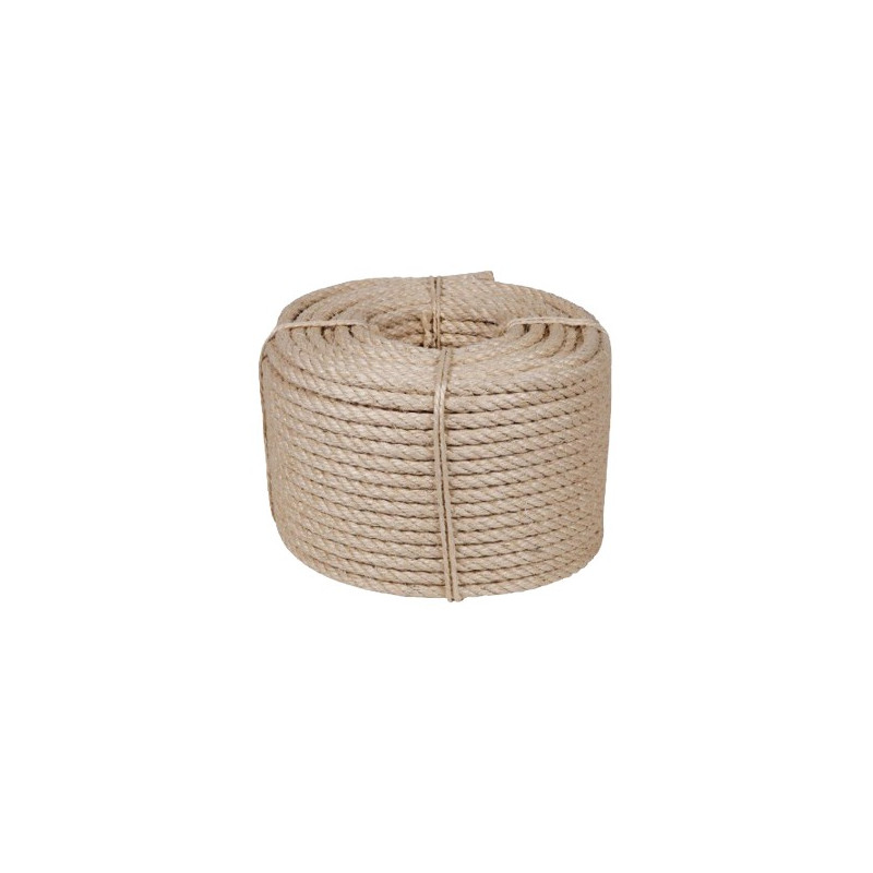 CUERDA CABLEADA SISAL 4C 12MM/100MTS (POR MTS)