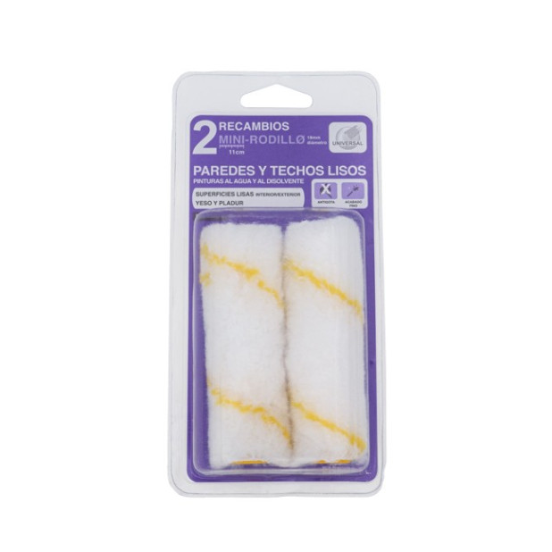 PACK 2 RECAMBIOS PAREDES-TECHOS LISOS 11CM