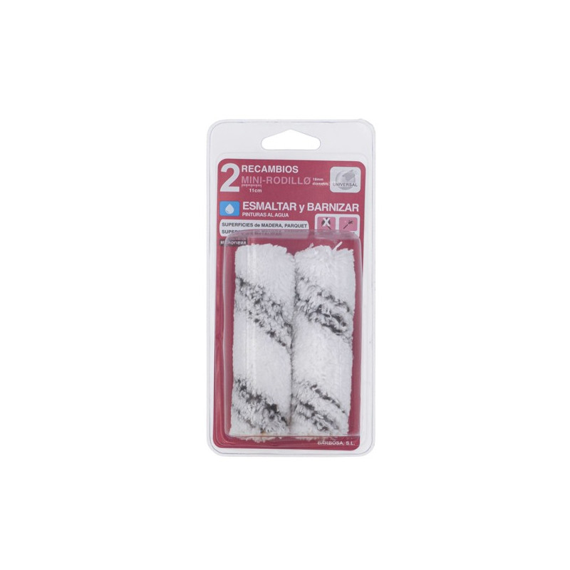 PACK 2 RECAMBIOS ESMALTAR-BARNI. AL AGUA 11CM