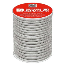 CARRETE CUERDA ELASTICA PES 6MM/25MTS BLANCO