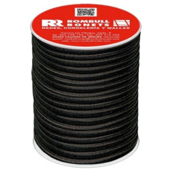 CARRETE CUERDA ELASTICA PES 6MM/25MTS NEGRO
