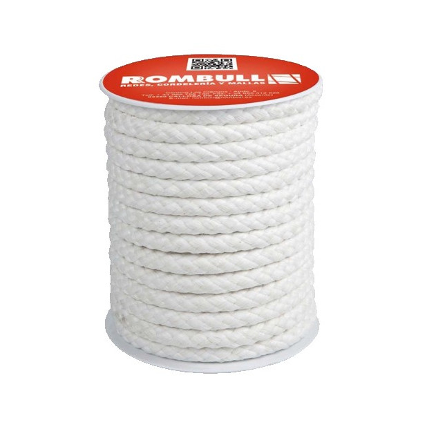 CARRETE CUERDA CTA ALGODON 10MM/20MTS BLA