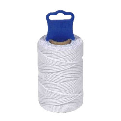 HILO ALGODON CABLEADO 1MM/250MTS BLANCO