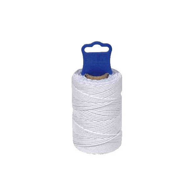 HILO ALGODON CABLEADO 1MM/250MTS BLANCO