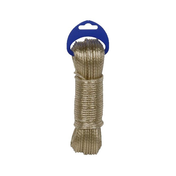 MADEJA CABLE ACERO PLAST. 20MTS ORO