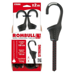 PULPO 9MM/100CM NEGRO P-RO C/GANCHO FU 2UNID