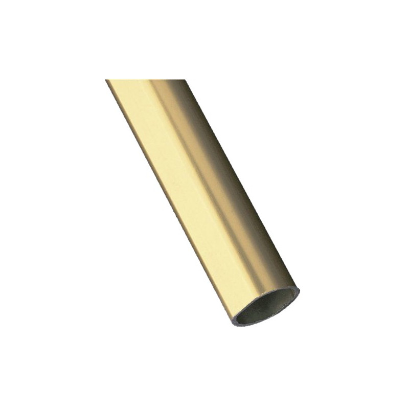 BARRA OVALADA 1-20x18 BRONCE 4MTS.