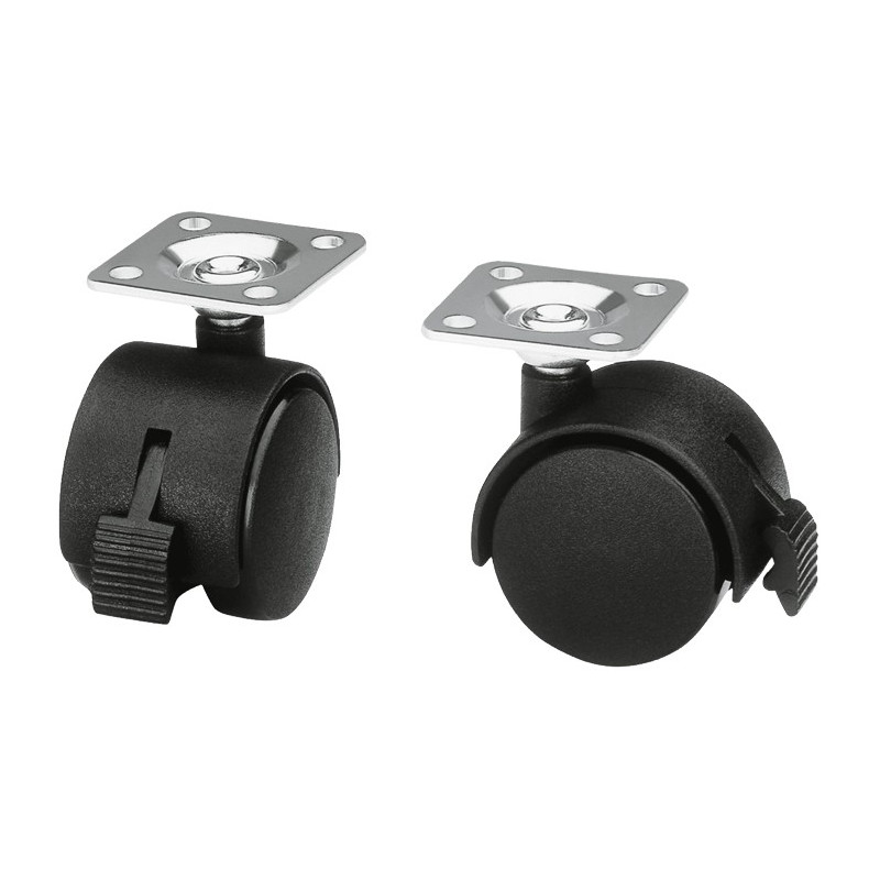 RUEDA AMIG 1504-50 NYLON NEGRO