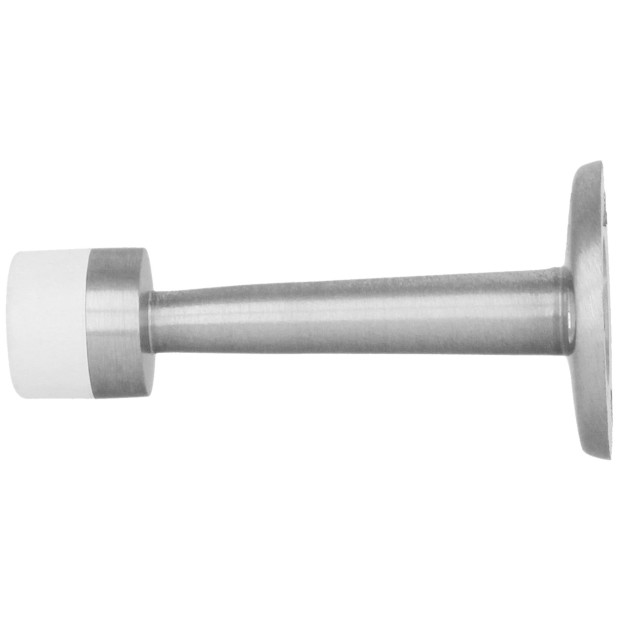 TOPE PUERTA 600 L/CROMO MATE G/BLANCA