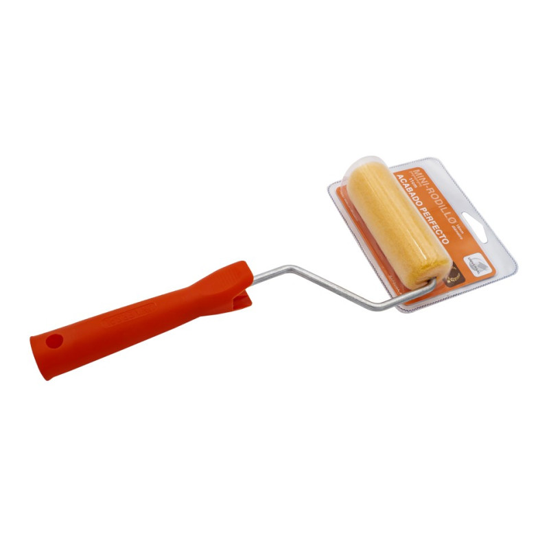 MINI RODILLO+VARILLA LACAR PIEL MELOCOTON 11CM