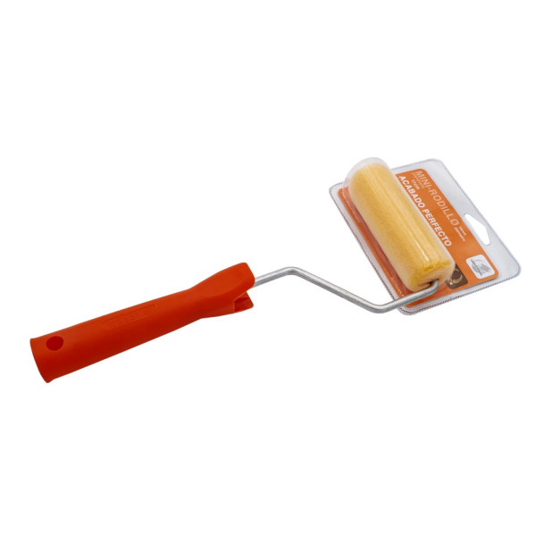 MINI RODILLO+VARILLA LACAR PIEL MELOCOTON 11CM