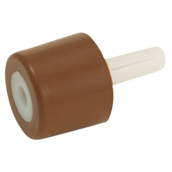 TOPE PUERTA CON TACO MARRON