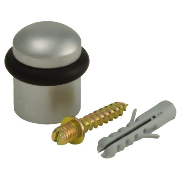 TOPE PUERTA REDONDO INOX 20MM