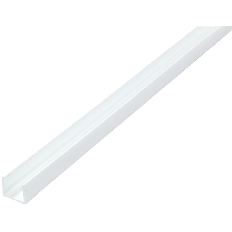 PERFIL U 15x15x2,5MTS. PVC BLANCO