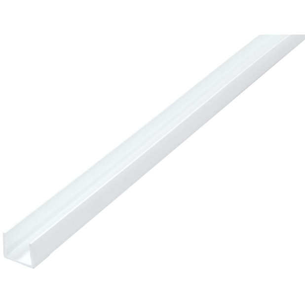 PERFIL U 15x15x2,5MTS. PVC BLANCO
