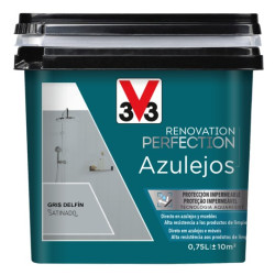 PINTURA AZULEJOS SAT.GRIS DELFIN 750ML