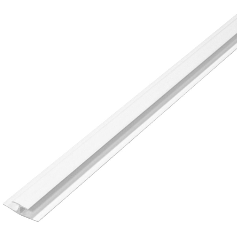 UNION H DESIGUAL 25x11 2,5MTS. PVC BLANCO