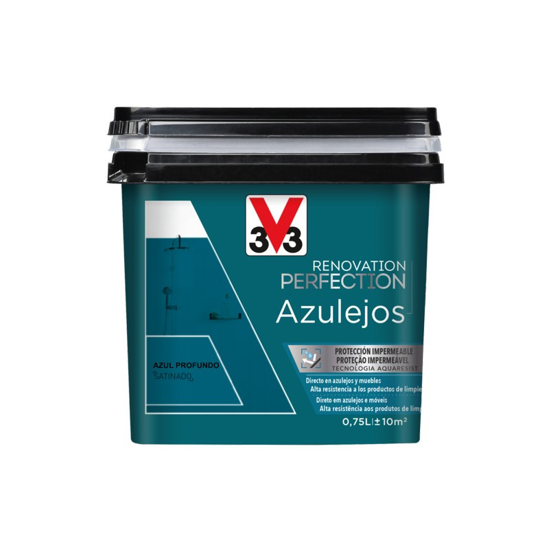 PINTURA AZULEJOS SAT.AZUL PROFUNDO 750ML