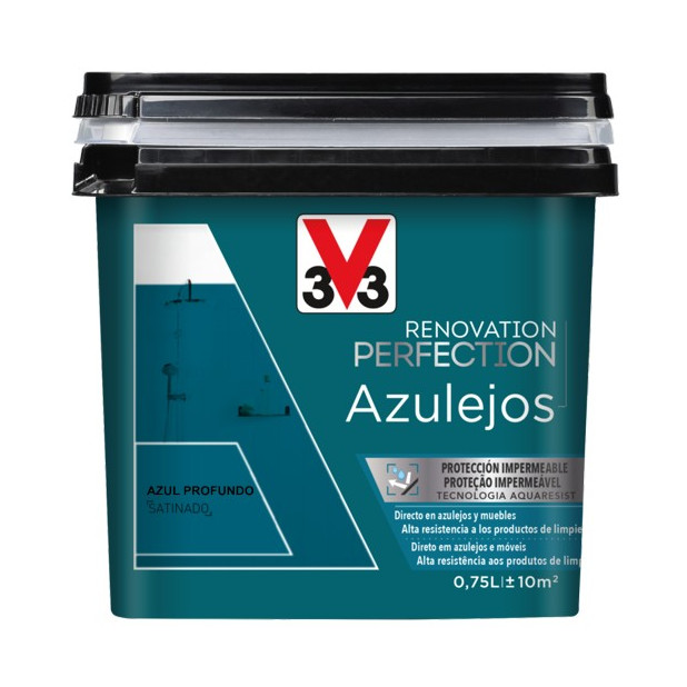 PINTURA AZULEJOS SAT.AZUL PROFUNDO 750ML
