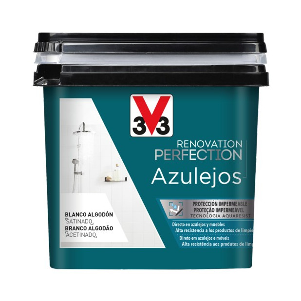 PINTURA AZULEJOS SAT.BLANCO ALGODON 2LTS
