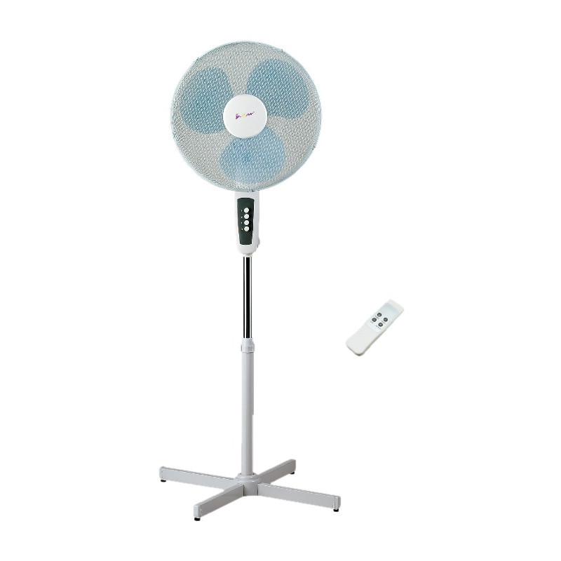VENTILADOR DE PIE C/MANDO 50W 3 VEL. 40CM