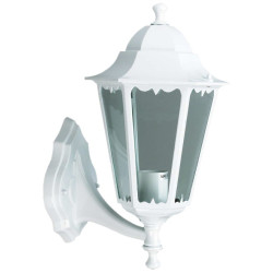 FAROL ALUMINIO BRAZO ABAJO BLANCO
