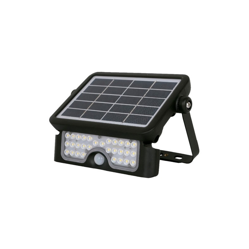 PROYECTOR LED SOLAR 5W 4000K NEGRO