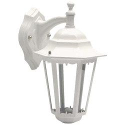 FAROL ALUMINIO BRAZO ARRIBA BLANCO