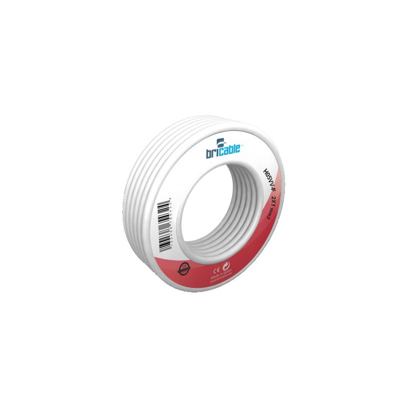 CABLE MANGUERA 3Gx1,5 H05VV-F BLANCO (ROLLO 10MTS)