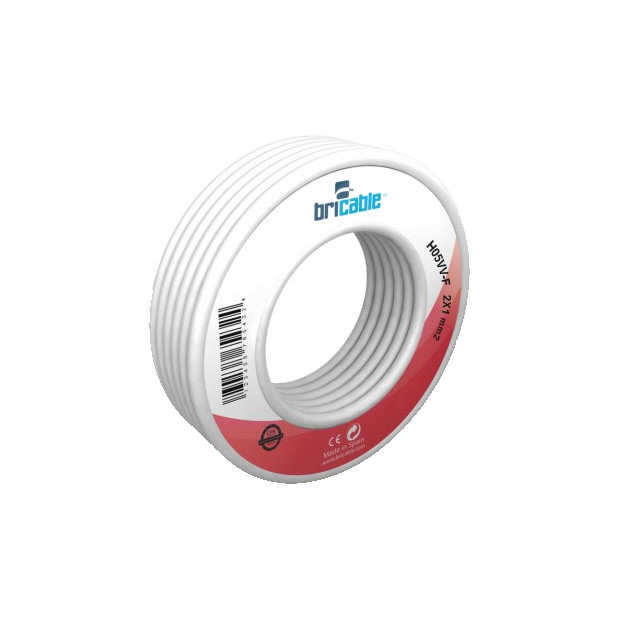 CABLE MANGUERA 3Gx1,5 H05VV-F BLANCO (ROLLO 10MTS)
