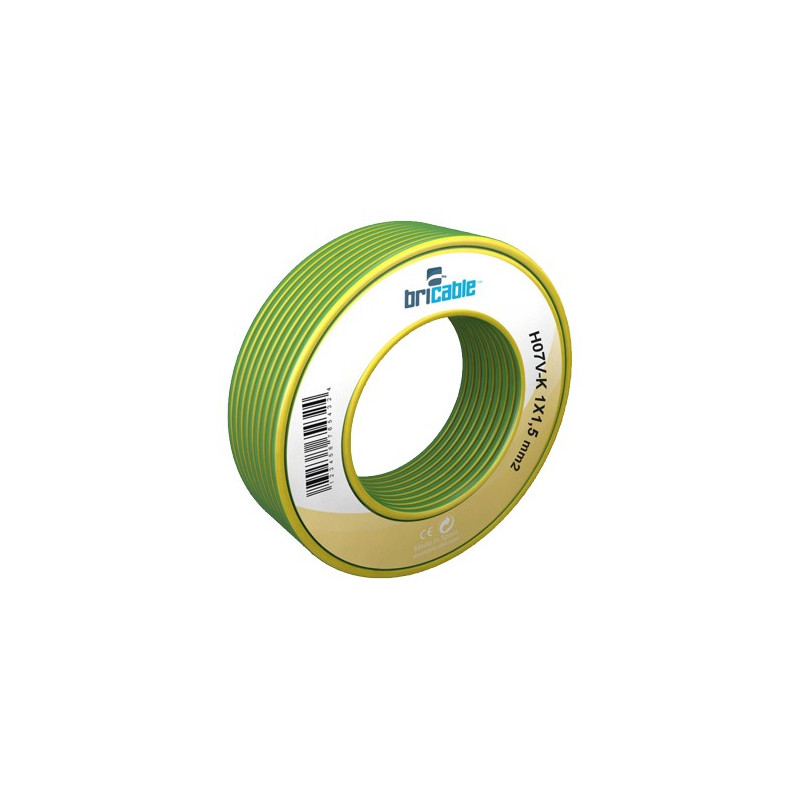 CABLE 1x1,5 H07V-K AM/VERDE (ROLLO 25MTS)