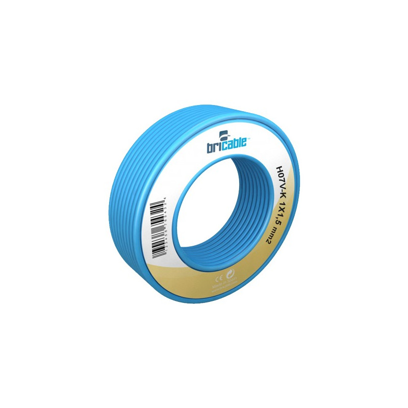 CABLE 1x1,5 H07V-K AZUL (ROLLO10MTS)