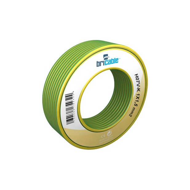 CABLE 1x1,5 H07V-K AM/VERDE (ROLLO 10MTS)