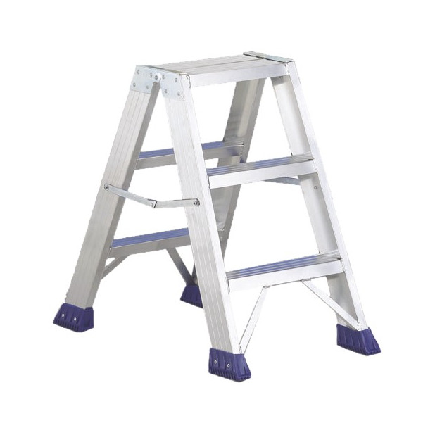 TABURETE ALUM. DOBLE PELD.ANCHO 3 PELD.