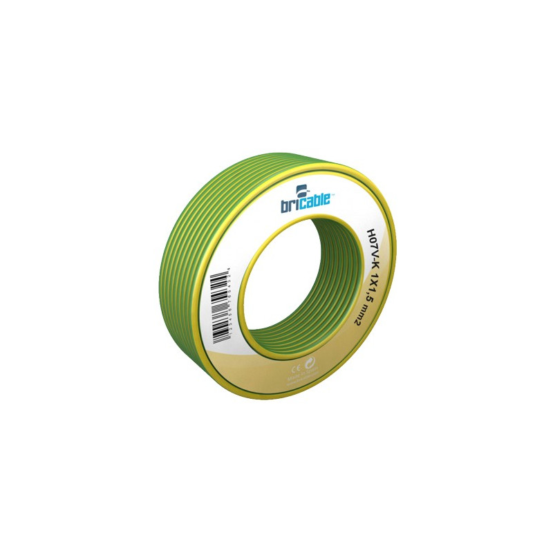 CABLE 1x1,5 H07V-K AM/VERDE (ROLLO 5MTS)